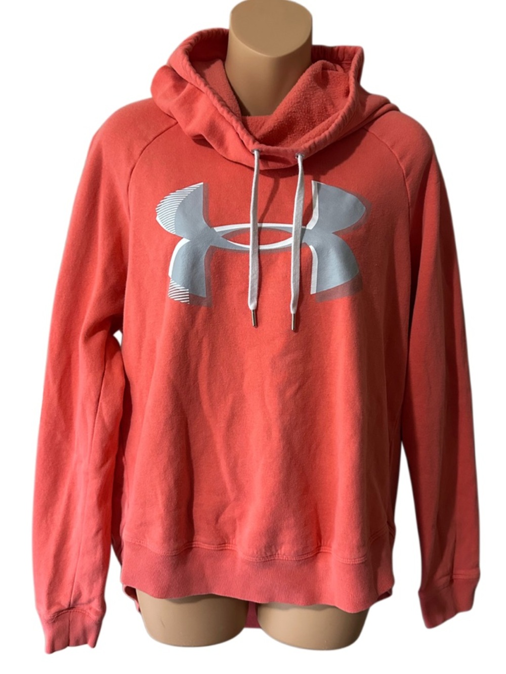 Under Armour Women's Large Coral Loose Fit Hoodie Sweatshirt - Picture 1 of 8